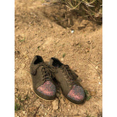 Glittery Tieskers (Olive Green)